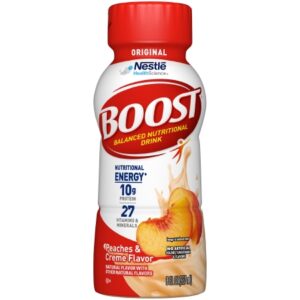 Oral Supplement Boost Original Peaches and Cr?me Flavor Liquid 8 oz. Bottle