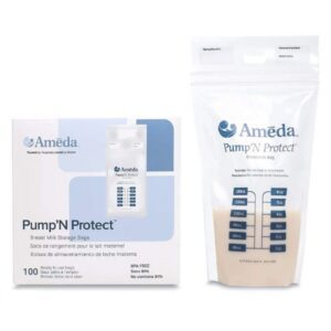 Breast Milk Storage Bag Ameda Pump ‘N Protect 6 oz. Plastic
