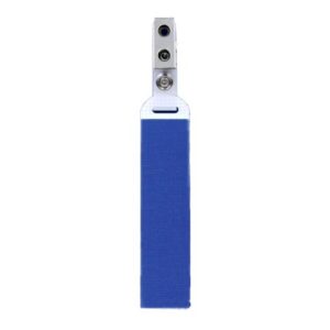 Tubing and Cable Holder NeoGrip Blue, 25 X 115 mm, Mylar, Stainless Steel Clip, Hook and Loop Fabric