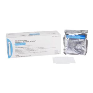Albuterol Sulfate, Preservative Free 0.083%, 2.5 mg / 3 mL Solution 60 Vials
