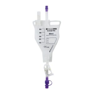 Enteral Drainage Bag ENFit Without Tubing 50 mL Sterile ENFit Connector Barrier