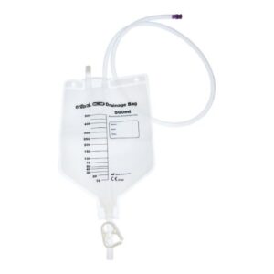 Enteral Drainage Bag ENFit 50 cm Tubing 500 mL Sterile ENFit Connector Barrier