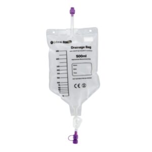 Enteral Drainage Bag ENFit 50 cm Tubing 500 mL Sterile ENFit Connector Barrier