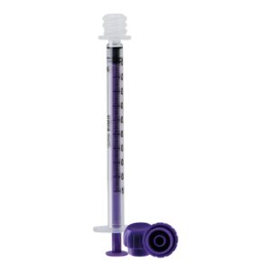 Enteral / Oral Syringe ISOSAF LowDose 1 mL Enfit Tip Without Safety