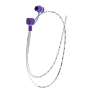 Nasogastric Feeding Tube with ENFit Connector Nutricare Flo 8 Fr. 50 cm Tube Polyurethane Sterile