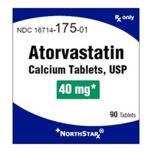 Atorvastatin Calcium 40 mg Tablet 90 Tablets