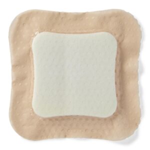 Silver Foam Dressing Optifoam Gentle Ag+ 4 X 4 Inch Square Sterile