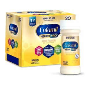 Infant Formula Enfamil NeuroPro Unflavored 2 oz. Nursette Bottle Liquid Iron