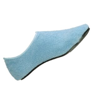Slippers Unisex Adult 2X-Large Hard Sole Single Patient Use Light Blue