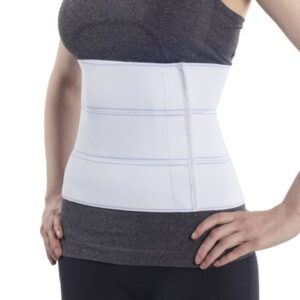 Abdominal Binder NYOrtho Universal Small Hook and Loop Closure 30 to 45 Inch Waist Circumference 9 Inch Height Adult