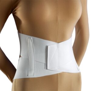Back Support NYOrtho CC Medium Hook and Loop Closure 30 to 34 Inch Waist Circumference 9 Inch Back Height to 4 Inch Front Height Adult