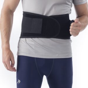 Occupational Back Support NYOrtho Breathable 3X-Large Hook and Loop Closure 46 to 50 Inch Waist Circumference 8 Inch Back Height Adult