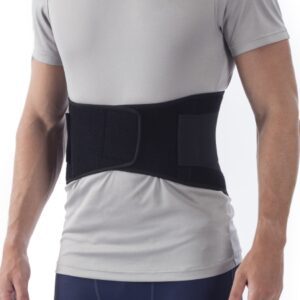 Occupational Back Support NYOrtho Deluxe Small Hook and Loop Closure 26 to 30 Inch Waist Circumference 9 Inch Back Height Adult