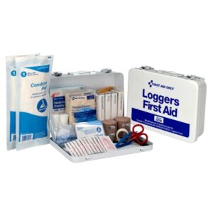 Logger’s First Aid Kit First Aid Only 25 Person Metal Weatherproof Case