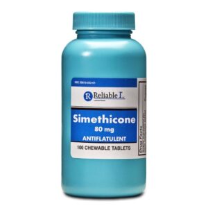 Gas Relief 80 mg Strength Chewable Tablet 100 Tablets