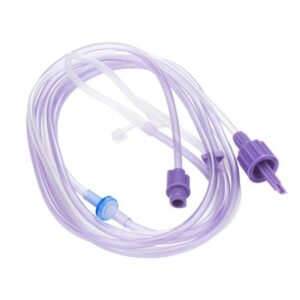 Enteral Feeding Pump Spike Set with ENFitConnector PUGGLE PVC NonSterile ENFit Transition Connector