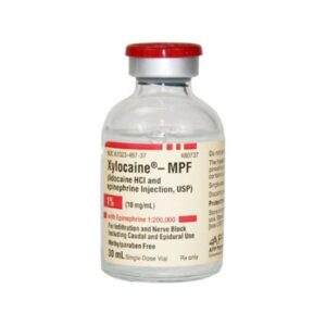 Xylocaine – MPF with Epinephrine Lidocaine HCl / Epinephrine, Preservative Free 1% – 1:200,000 Injection 30 mL
