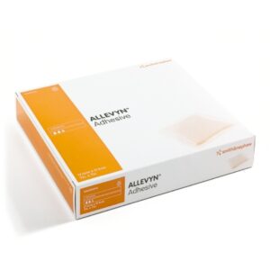 Foam Dressing Allevyn Adhesive 7 X 7 Inch With Border Film Backing Adhesive Square Sterile