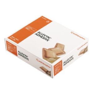 Foam Dressing Allevyn Adhesive 4 X 4 Inch With Border Film Backing Adhesive Square Sterile