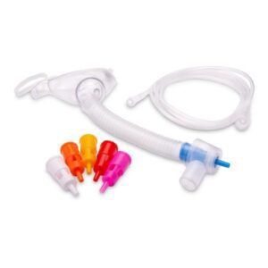 Oxygen Mask MedSource Adult One Size Fits Most Adjustable Head Strap