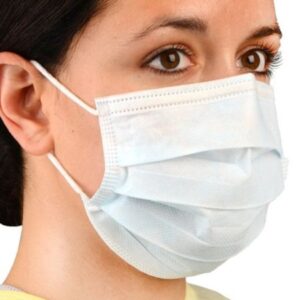Procedure Mask Cardinal Health ASTM Level 1 Earloops One Size Fits Most