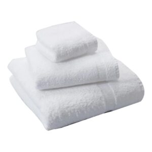 Washcloth Classic Cam 12 X 12 Inch White Reusable