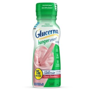 Oral Supplement Glucerna Hunger Smart Shake Creamy Strawberry Flavor Liquid 10 oz. Bottle