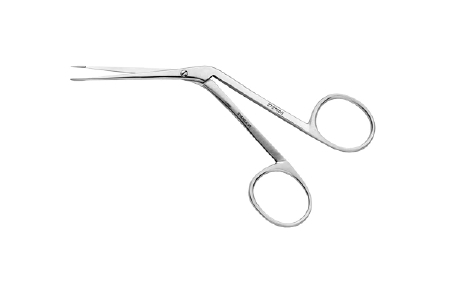 Ear Forceps Integra ENT Hartmann 2-1/2 Inch Length OR / Surgical Grade German Stainless Steel NonSterile NonLocking Finger Ring Handle Straight Delicate, Serrated Tips