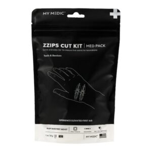 First Aid Kit My Medic MED PACKS ZZIPS Cut Kit Plastic Pouch