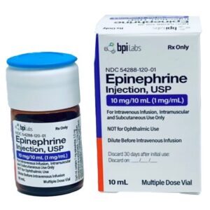 Epinephrine 1 mg / mL Injection 10 mL