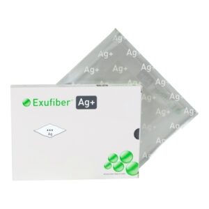 Silver Gelling Fiber Dressing Exufiber Ag+ 4 X4 Inch Square Sterile