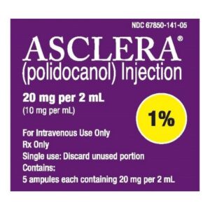ASCLERA Polidocanol 10 mg / mL Injection 2 mL