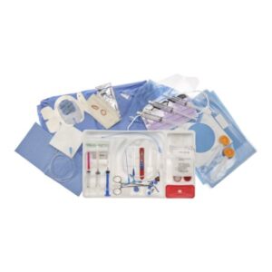 Pressure Injectable Central Venous Catheter Arrowg+ard Blue Plus Straight Open Tip 7 Fr. Triple Lumen