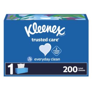 Facial Tissue Kleenex Family Size White 200 Count