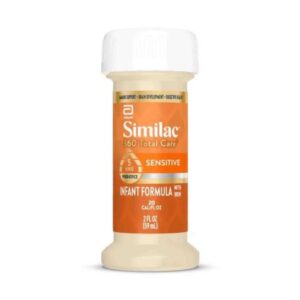 Infant Formula Similac 360 Total Care Sensitive Unflavored 2 oz. Bottle Liquid Iron Lactose Sensitivity