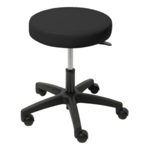 Exam Stool Model 6749 Backless Air Spring 5 Casters Classic Black