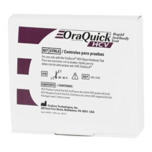 Hepatitis C Antibody Test Control Set OraQuick HCV Anti-HCV Positive Level / Negative Level 2 X 0.2 mL