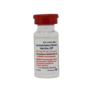 Succinylcholine Chloride 20 mg / mL Injection 10 mL