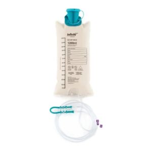 Enteral Feeding Pump Bag Set with ENFit Connector Infinity 1200 mL Silicone NonSterile ENFit Connector