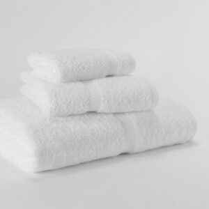 Washcloth Express 12 X 12 Inch White Reusable