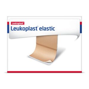 Adhesive Strip Leukoplast Elastic 2-3/4 X 4 Inch Cross-Elastic Material Rectangle Tan Sterile