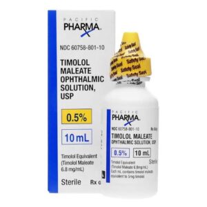 Timolol Maleate 0.5% Solution 10 mL