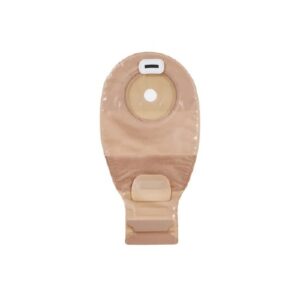 Ostomy Pouch Esteem+  InvisiClose One-Piece System Flat, Pre-Cut Drainable