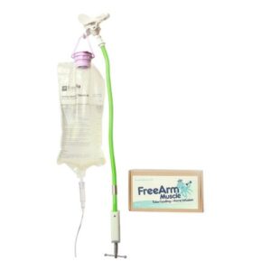 Feeding Tube / Infusion Bag Holder FreeArm Muscle Green