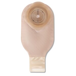 Ostomy Pouch CeraPlus One-Piece System 12 Inch Length Soft Convex, Trim to Fit Up to 1-1/2 Inch Stoma Drainable