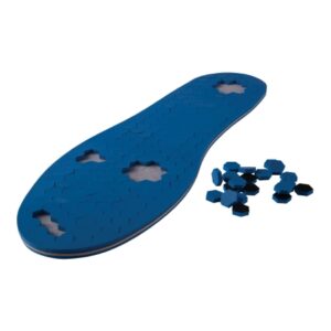 Offloading Insole PediFix PressureOFF Reattachable Pegs System 7 Full Length / Removable Bottom Pegs Polyurethane Foam Female 11 to 12-1/2 / Male 10 to 11-1/2 Blue / Tan