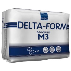 Unisex Adult Incontinence Brief Abena Delta-Form Medium Disposable Heavy Absorbency