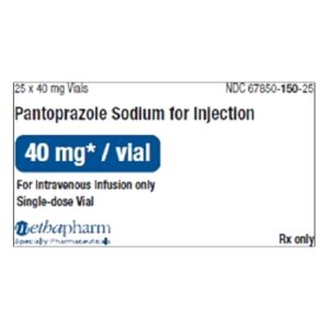 Pantoprazole Sodium 40 mg Injection 25 Vials