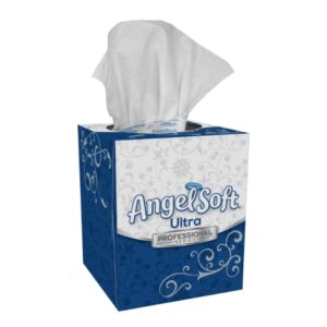 Facial Tissue Angel Soft Ultra Professional Series White 7-1/2 X 8.4 Inch 96 Count