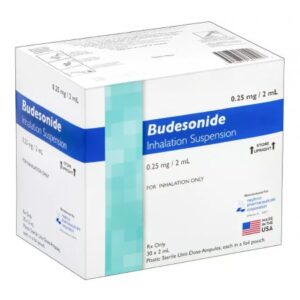 Budesonide 0.25 mg / 2 mL Suspension 30 Ampules